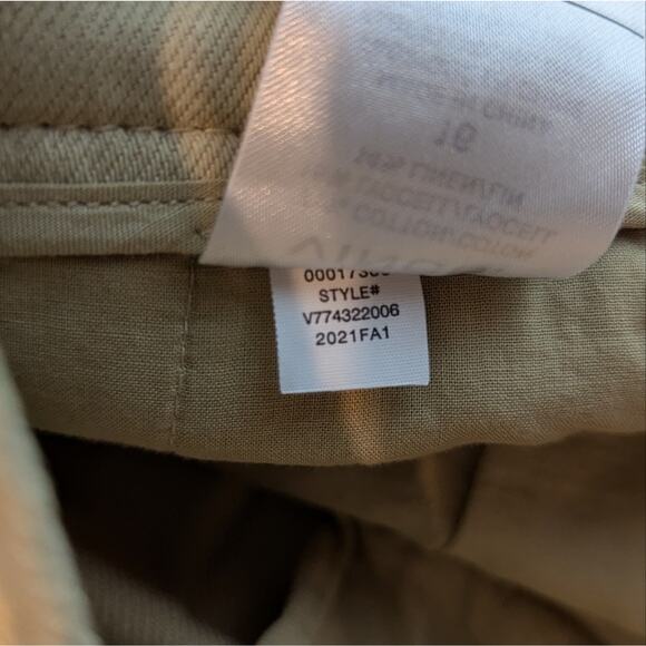 NWT Vince Khaki Sepia Washed Wide Leg Crop Pants Size 16 - Picture 8 of 9